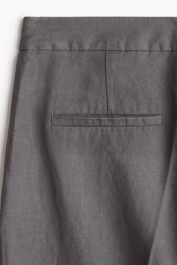 Классические брюки из смесового льна