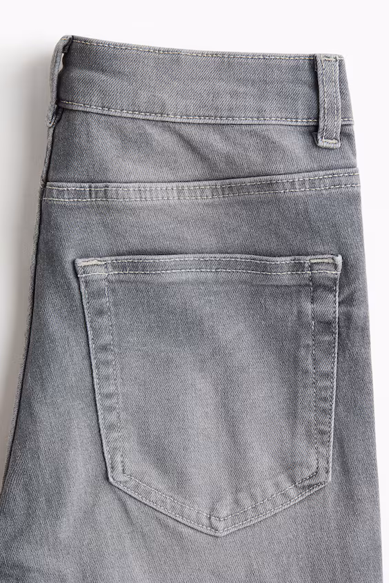 Джинсы flared high