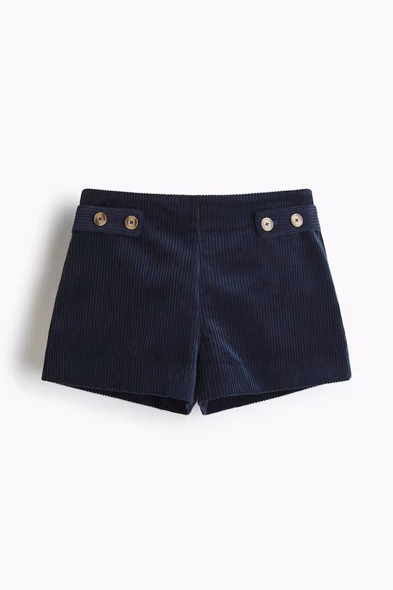 Мини-шорты из джинсовой ткани