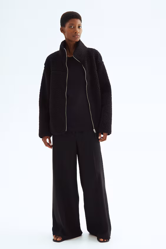 Полупальто mama с мягким мехом before & after