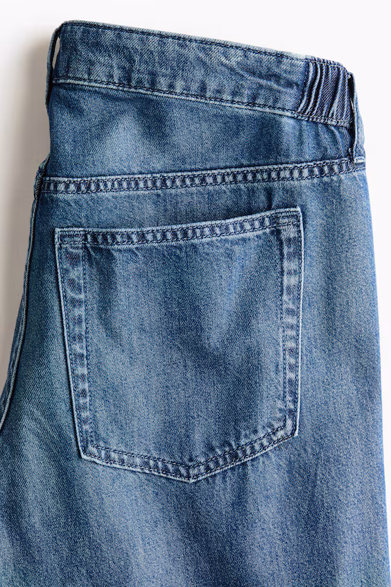 Джинсы mama wide low