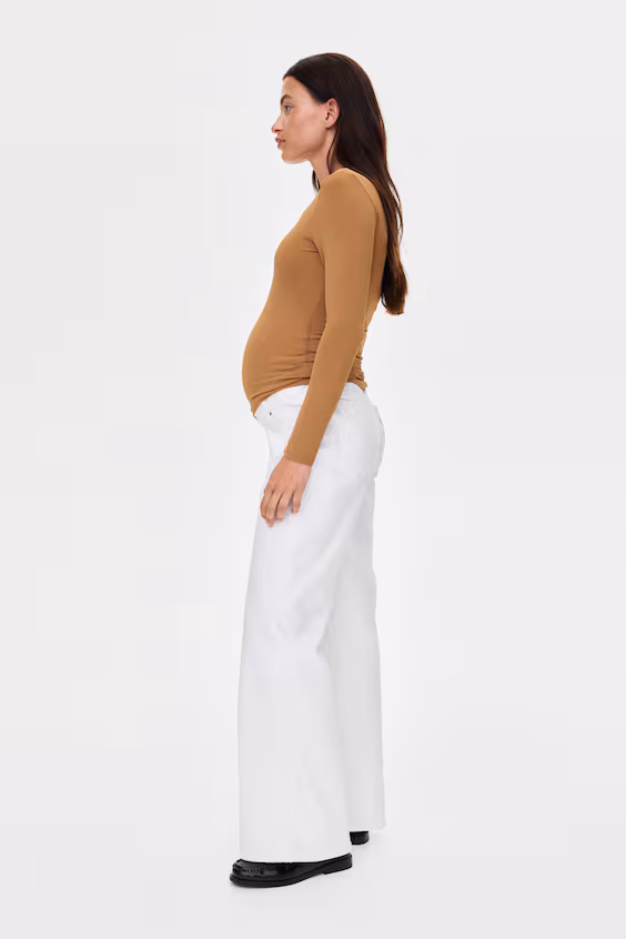 Джинсы mama длинные