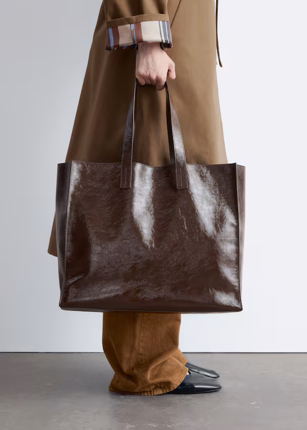 Сумка-тоут из натуральной кожи