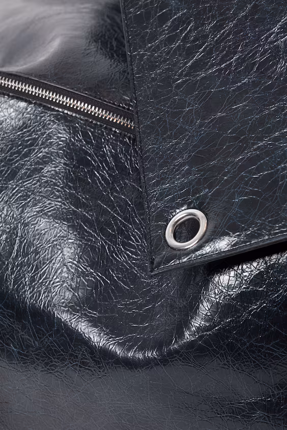 Большой клатч из искусственной кожи