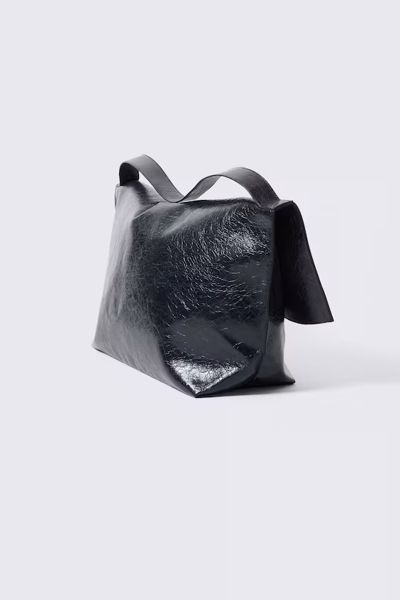 Большой клатч из искусственной кожи