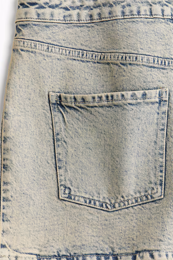 Платье а-силуэта из саржи