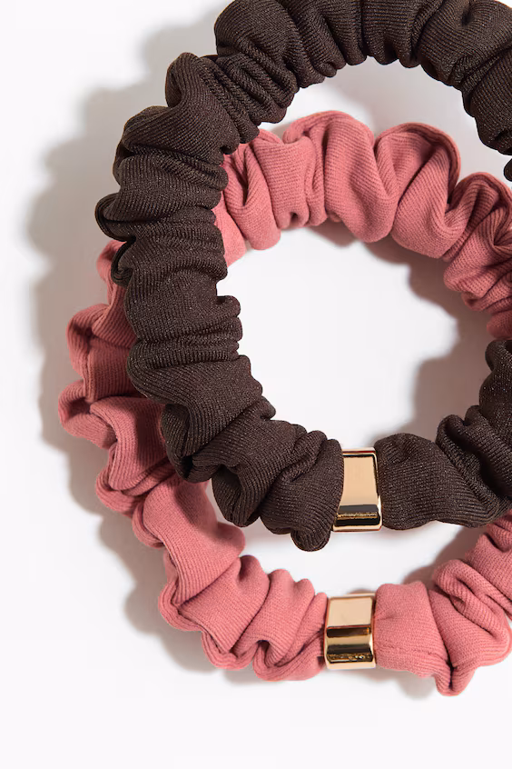 Набор из 2 резинок для волос с украшениями