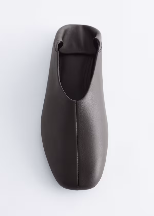 Кожаные сабо