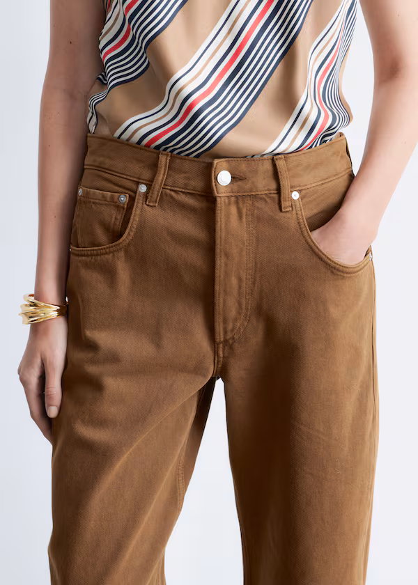 Джинсы прямого кроя