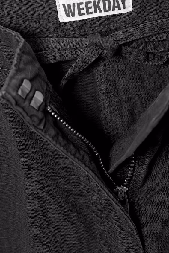 Багги из прочной ткани с низкой посадкой