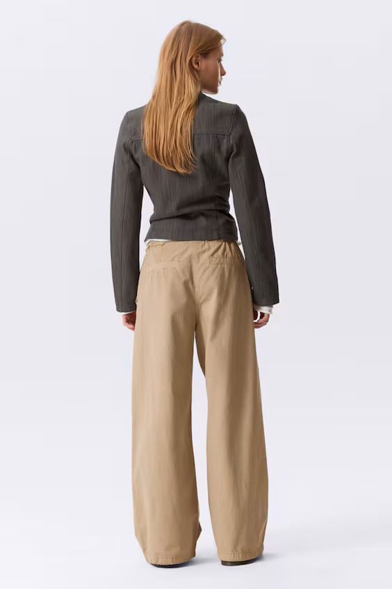 Багги из прочной ткани с низкой посадкой