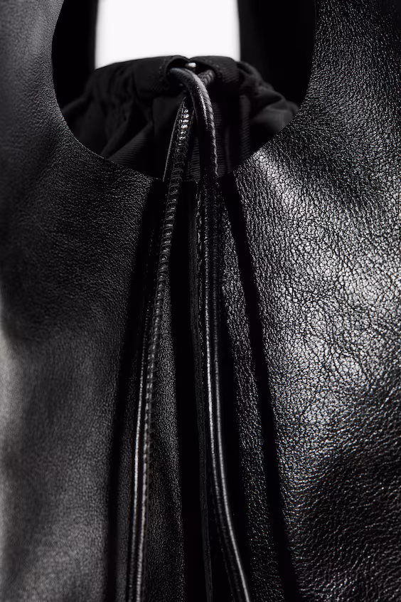 Кожаная сумка-тоут