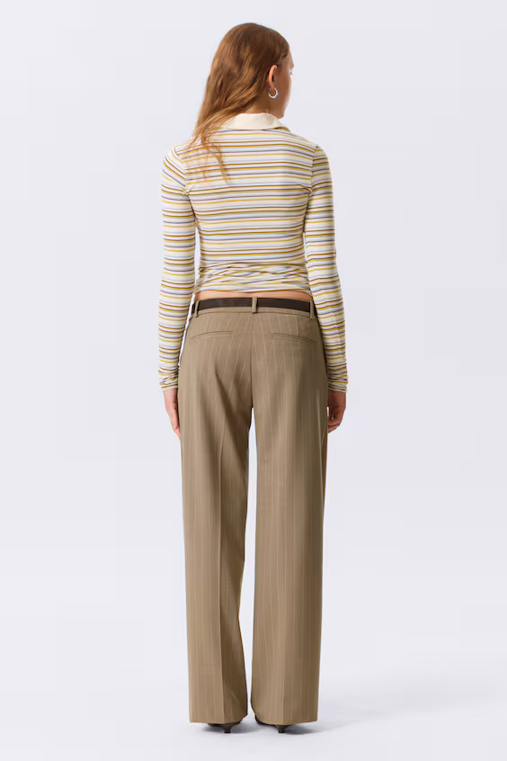 Брюки с низкой талией