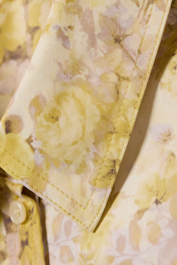 Рубашка с регулируемой талией и складками