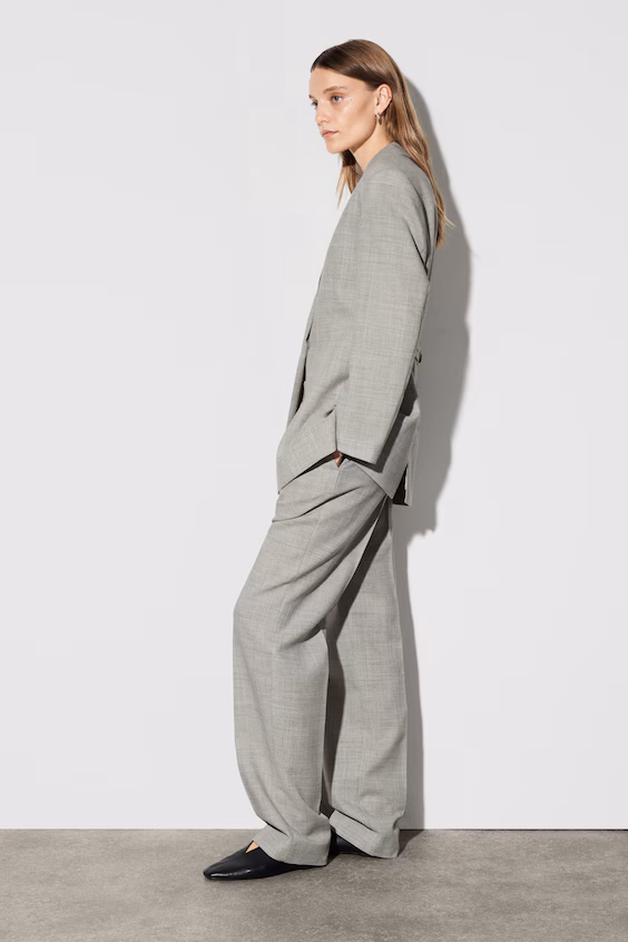 Структурированный пиджак из шерстяной смеси