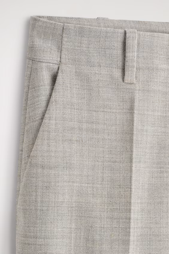 Брюки прямого покроя из шерстяной смеси