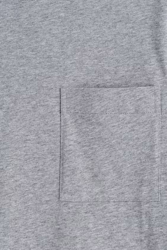 Оверсайз футболка с длинным рукавом из махрового хлопка