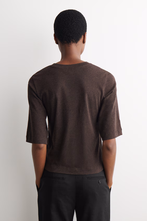 Футболка из хлопка h&m