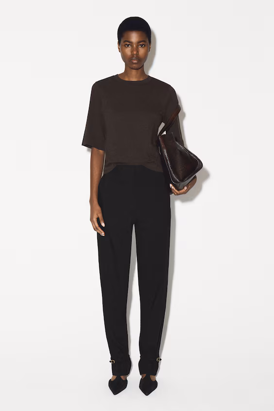 Футболка из хлопка h&m