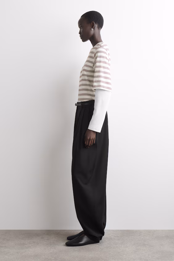 Футболка из хлопка h&m