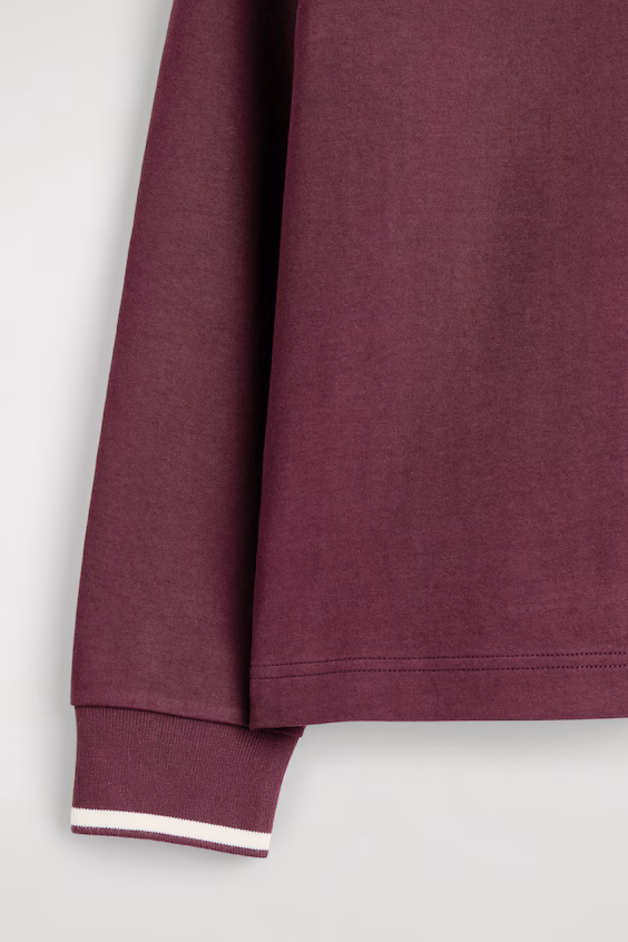 Топ-поло из хлопка с контрастными отделками