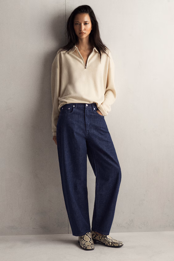 Поло из мериносовой шерсти и йака с молнией