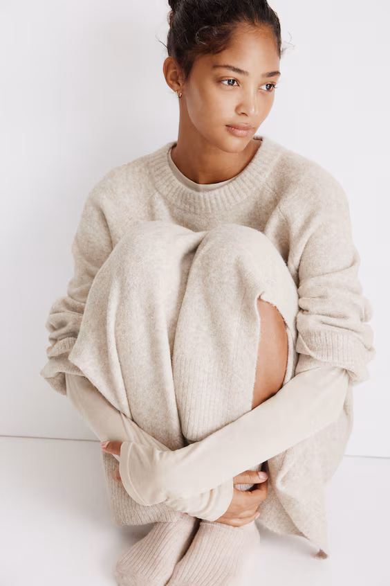 Платье макси из трикотажа