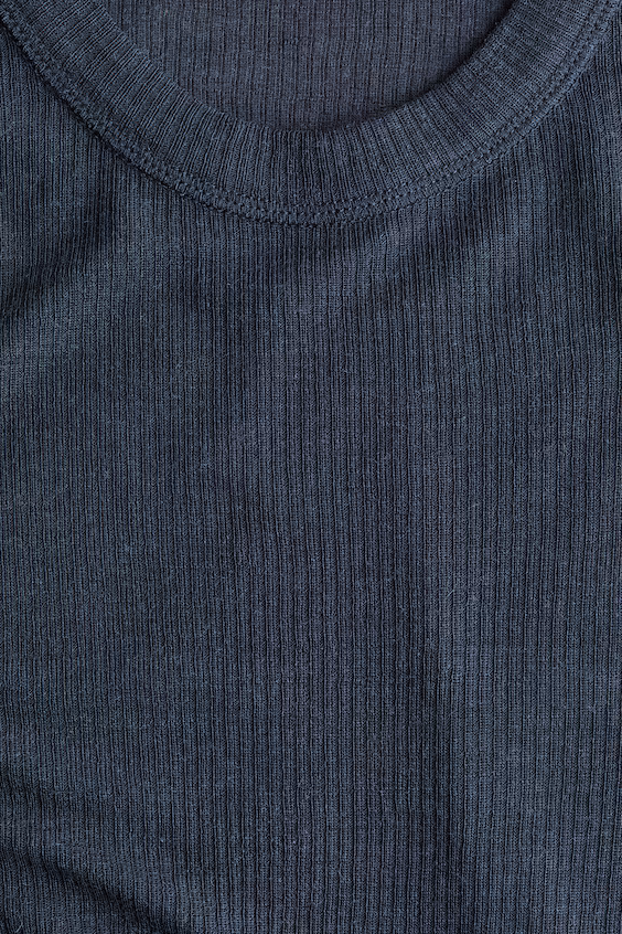 Кардиган из вязаного рубчика