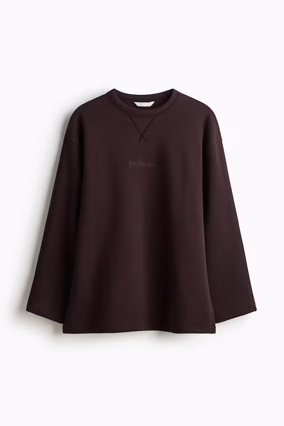 Свитшот с текстовым принтом