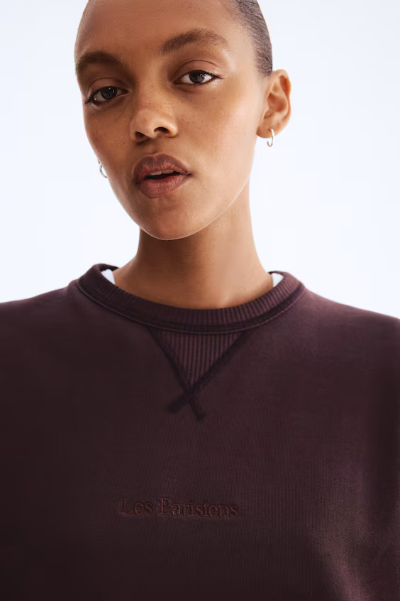 Свитшот с текстовым принтом