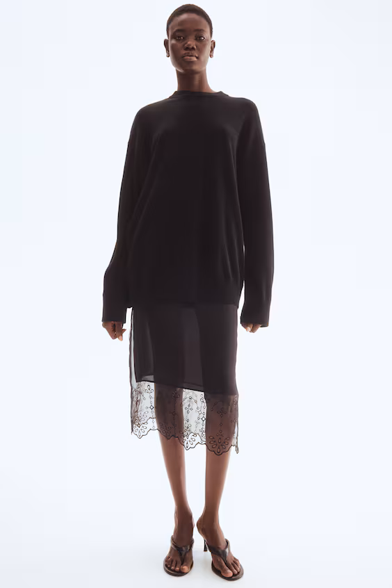 Оверсайз свитер из кашемира