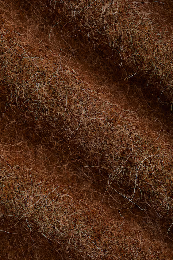 Оверсайз свитер из альпаки