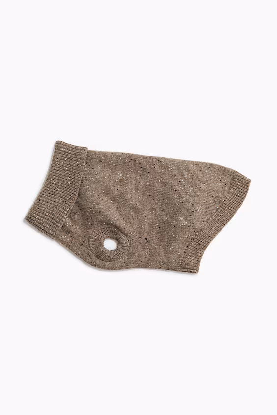 Пуловер для собаки из тонкой вязаной ткани