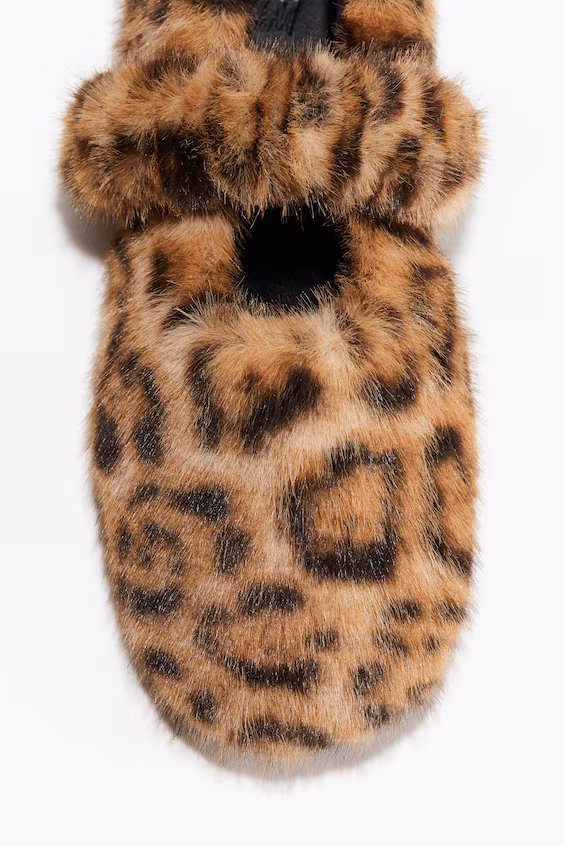 Пушистые тапочки