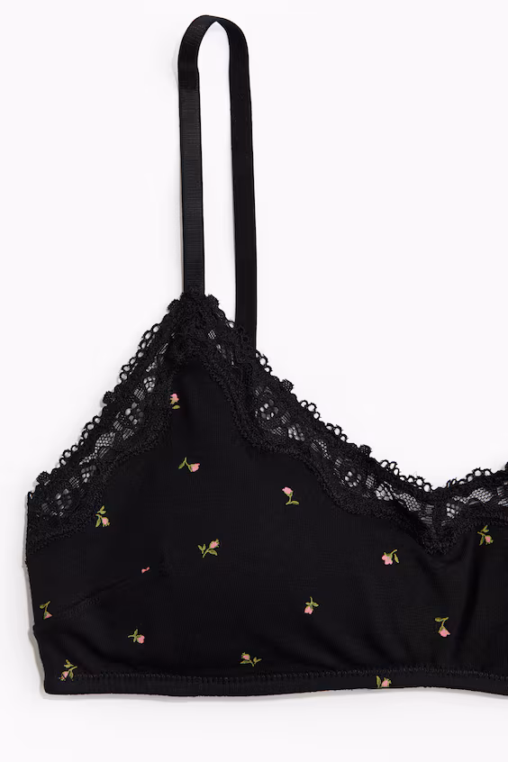 Мягкий подушечный хлопковый бюстгальтер