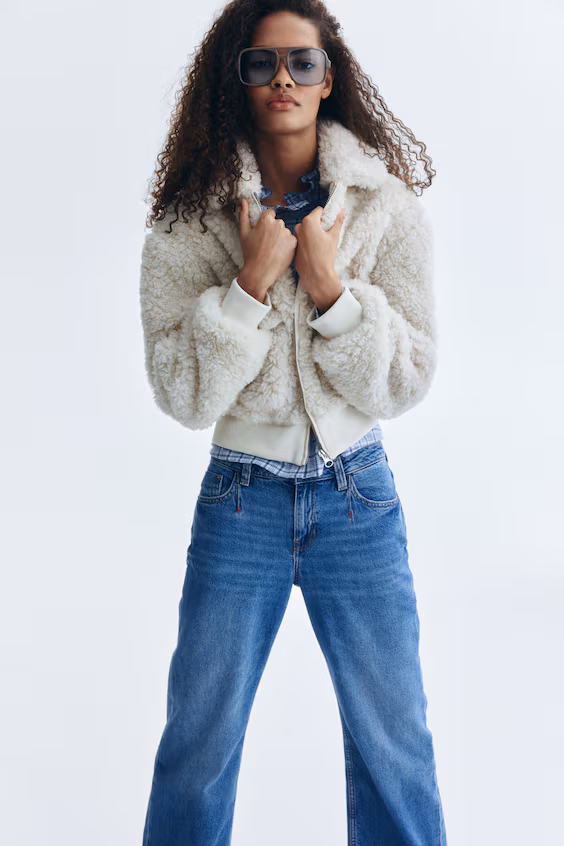 Широкие джинсы regular