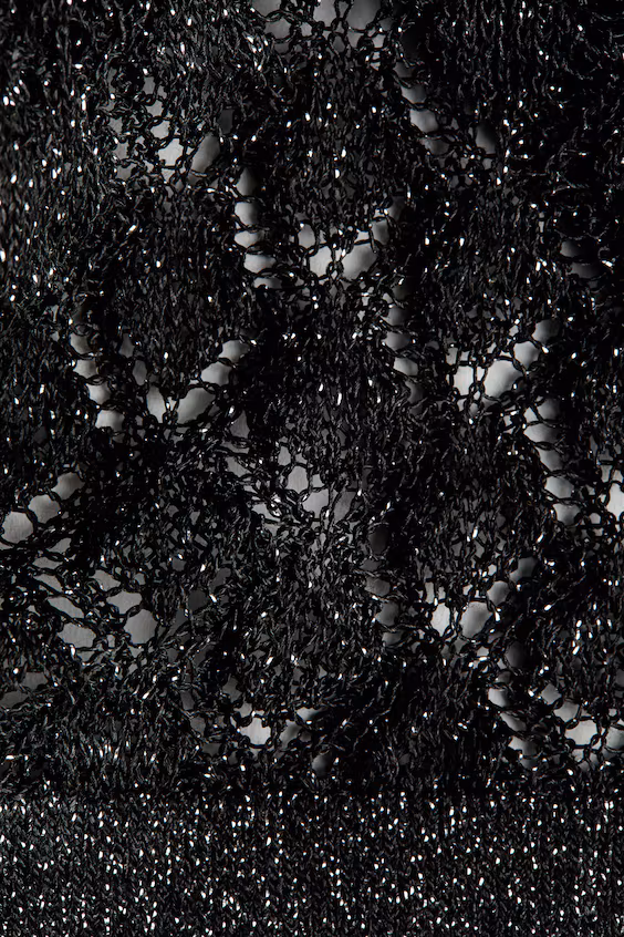 Блестящие брюки из вязаного полотна