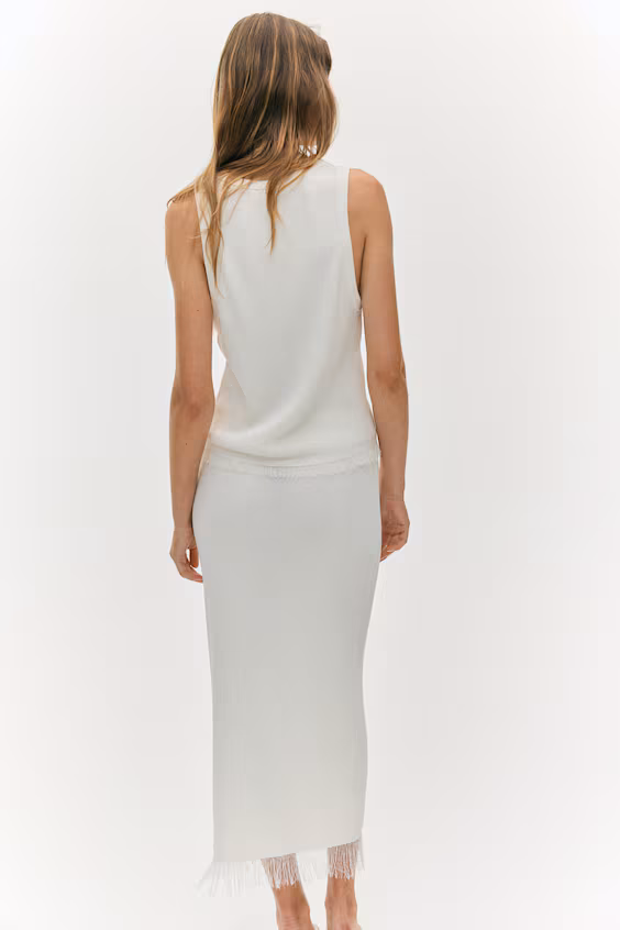 Юбка с бахромой