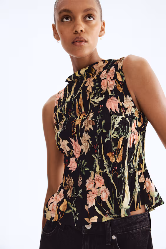 Топ с зап gathers