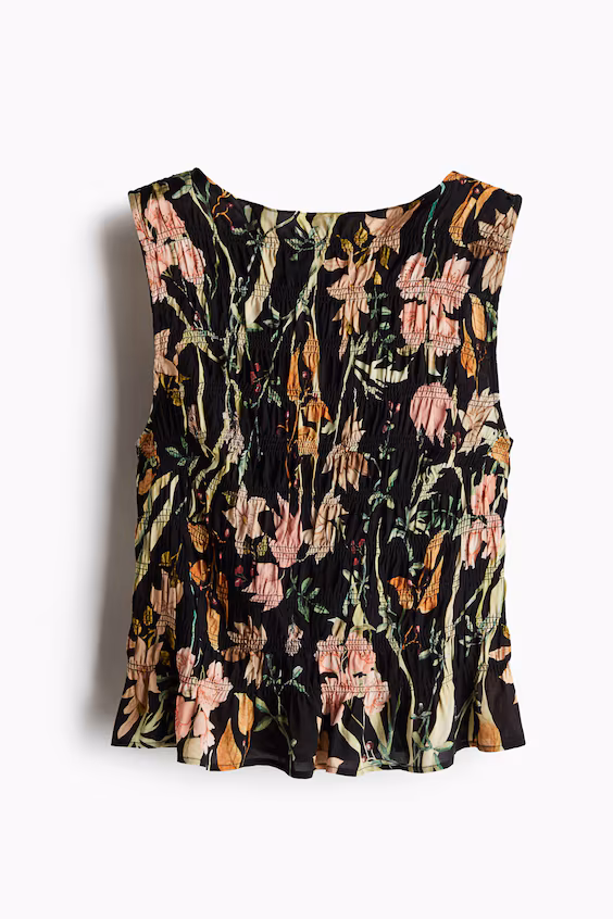 Топ с зап gathers