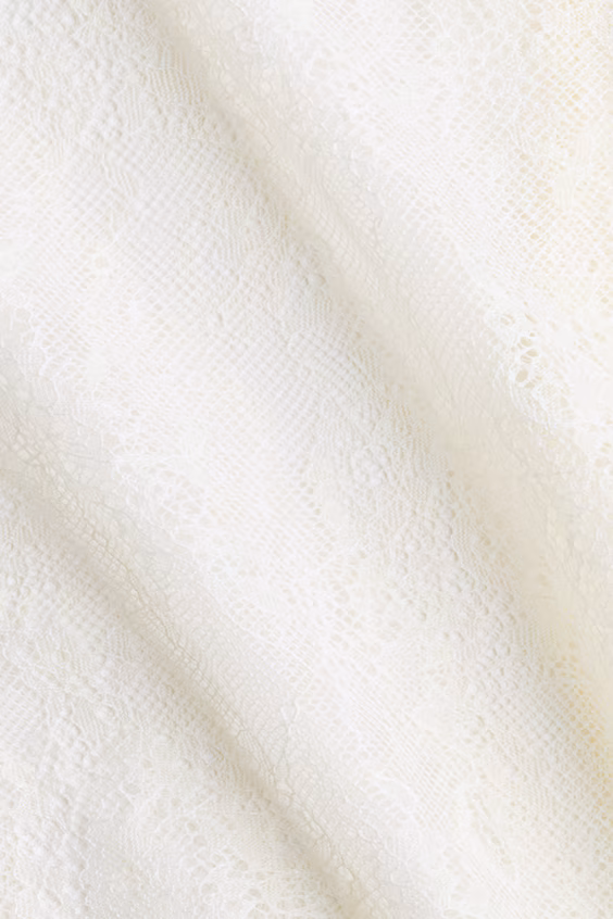 Юбка с завязкой из кружева