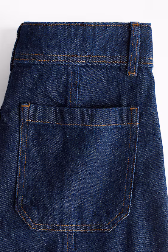 Широкие джинсы до щиколотки