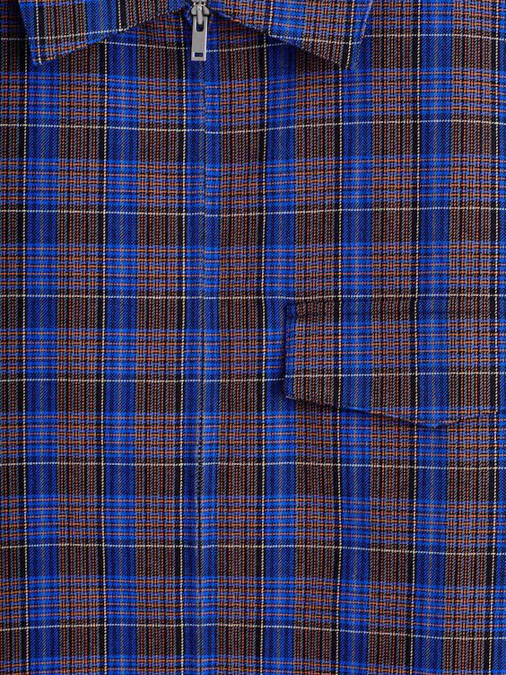 Рубашка-куртка из хлопка с молнией