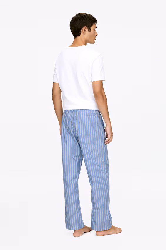 Пижамные брюки из поплина
