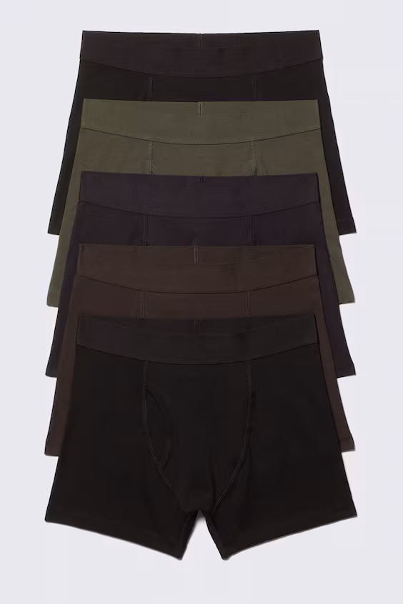 Набор из 5 пар мужских боксеров