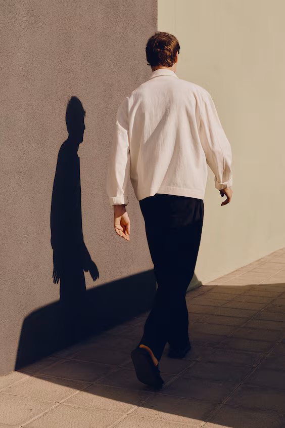 Пиджак из льняной смеси стандартного кроя