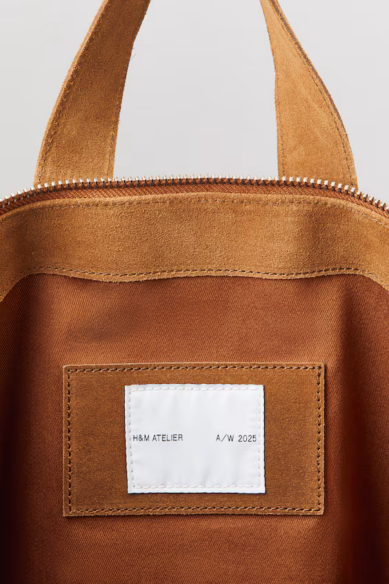 Сумка из замши