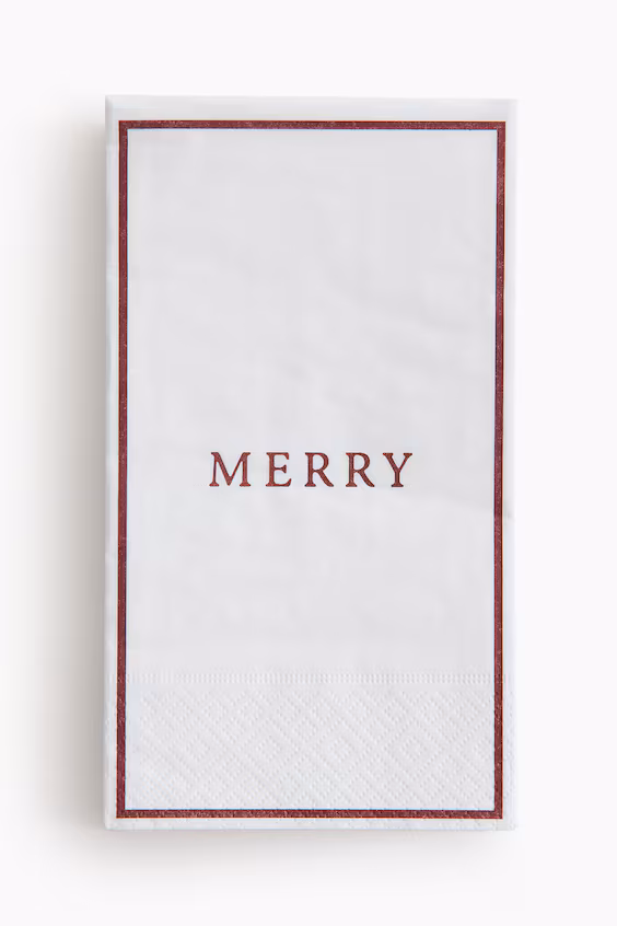 Набор из 15 бумажных салфеток