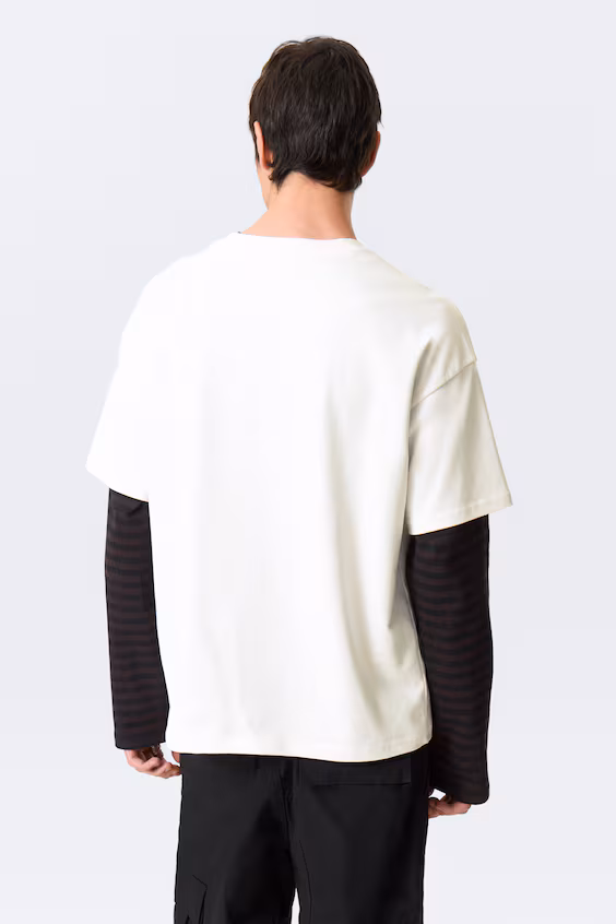 Футболка прямого кроя с графическим принтом