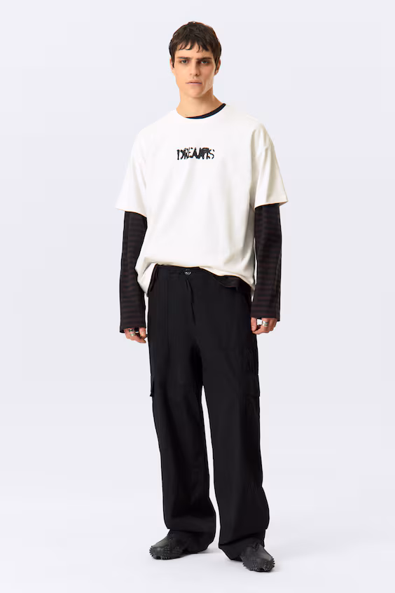 Футболка прямого кроя с графическим принтом